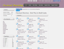 Tablet Screenshot of chestnutdirectory.com